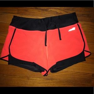 AVIA orange/grey running shorts